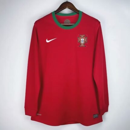 2012 Portugal home long-sleeved retro jersey 1:1 Thai quality